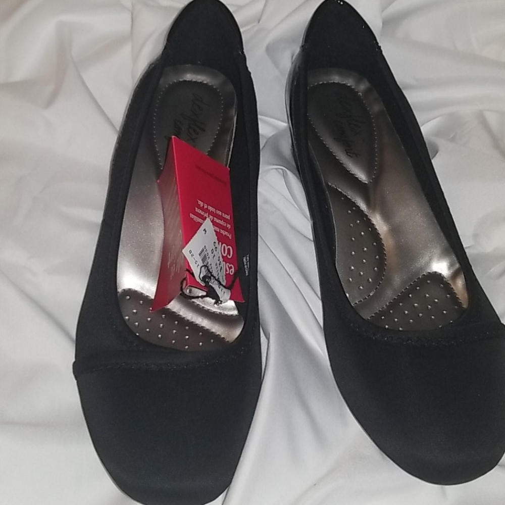 Black 1.5 inches Wedges